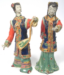 Chinese Porcelain Figurines. from Mockingbird Florist in Dallas, TX